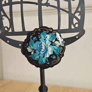 Vintage Hand Painted Russian  Folk Art Pin